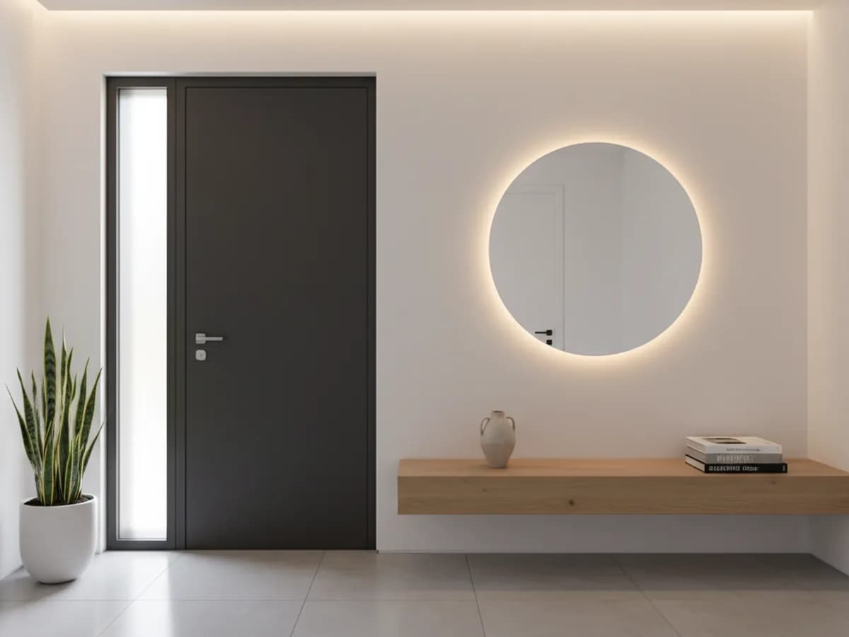 Entrance steel doors