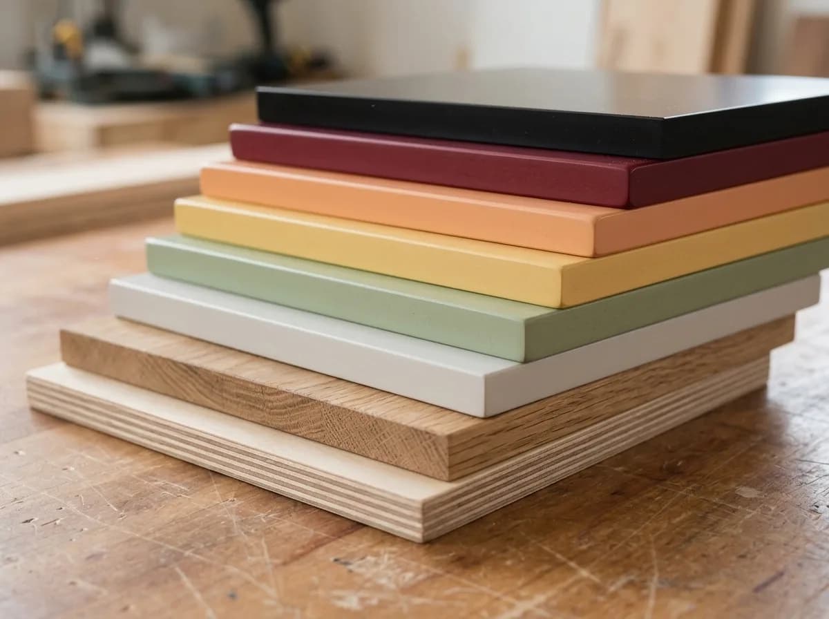 Plywood, wood, acrylic, metal