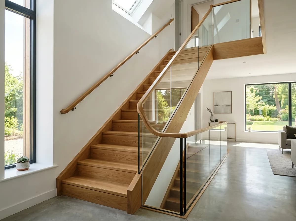 Wooden staircases